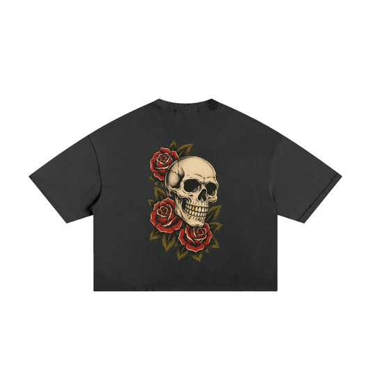 Skull and Rose | Torn Tee